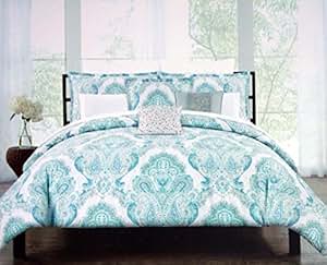 Amazon.com: Tahari Bedding 3 Piece Full / Queen Duvet