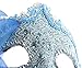 Venetian Style Lace with Rhinestone Liles Costume Masquerade Mardi Mask (Blue)