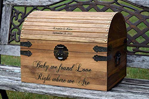 Rustic Wooden Card Box - Rustic Wedding Decor - Wedding Card Box - Card Holder - Rustic Wedding Card Box - Program Box - Wedding Box