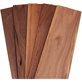 Barrington Hardwoods Natural Walnut Thin Sawn Lumber Board Blanks 1/8" x 4" (25pcs) (1/8" x 4" x 36")