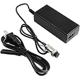 24V 2A Electric Bike Scooter Battery Charger for Razor CC2420 E100 E125 E150 E175 E200 E225S E300 E325S E500 MX350 PR200 Pocket Mod Rocket, Dirt Quad, Mini Chopper Sunl City Express etc.