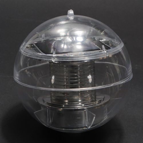 Solar Power Self-Recharging Floating LED Ball for Garden Ponds.