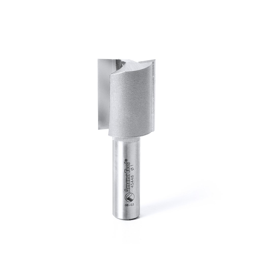 Amana Tool - 45448 Carbide Tipped Straight Plunge High Production 1" Dia x 1-1/4 x 1/2