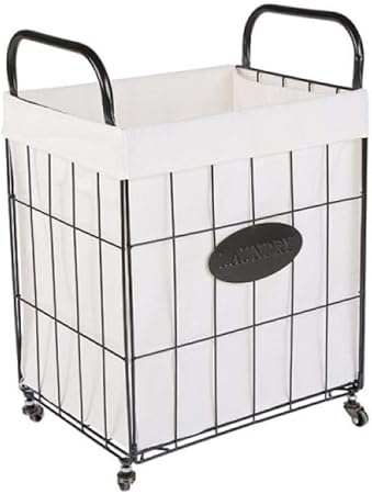 KEKED Lavandería Plegable Bolsa Hierro Forjado Plegable De Gran Tamaño