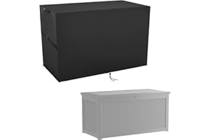 Aidetech Outdoor Storage Box Cover for TARKARI 320 Gallon Deck Box, Waterproof Resin Storage Bin Cover Deck Box Covers-68 L x 32" W x 33" H