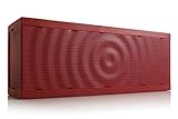 SoundBlock CUSTOM Bluetooth Wireless Stereo Speaker for Computers & Smartphones - Bluetooth 3.0 Technology with Built-in Speakerphone and 10 Hour Rechargeable Battery - Red