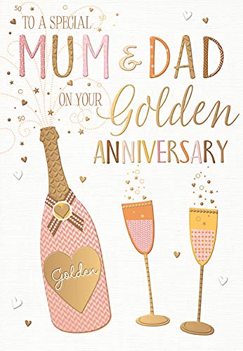 To A Special Mum And Dad On Your Golden Anniversary Card 50th