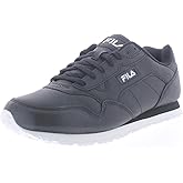 Fila Mens Cress Faux Leather Fitness Sneakers Black 8.5 Medium (D)