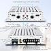 Pyle 2.1 Bluetooth Marine Amplifier Receiver – Waterproof 4 Channel Wireless Bridgeable Audio Amp for Stereo Speaker with 400 Watt Power Dual MOSFET Supply, GAIN Level and LED Indicator – PLMRA410BTthumb 4