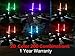 20 Color 200 Combination 5ft LED Whip (Remote Controlled)