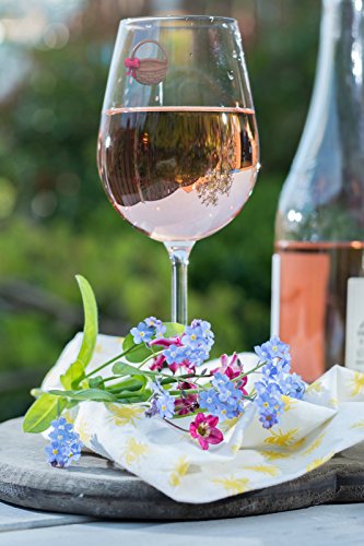 Wine Glass Charms Magnetic Cute Bunnies and Flower Drink Markers Set of 6 Fun for Spring and Easter Hostess Gift by Simply Charmed - Thumbnail 4
