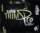 New Saba Trim Pro Weight Loss Supplements Trial Packs - 30 Count