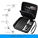 Hard Travel Case for RAVPower FileHub, Travel Router AC750 / N300, 2.5 Inch Portable SSD, MP3 Player, Power Bank, USB Cable and More.