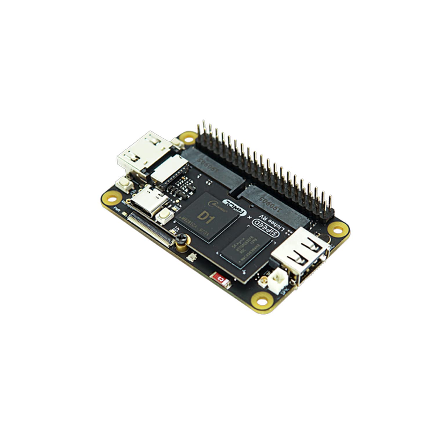 Sipeed RV Dock Pro Allwinner D1 Development Board RISC-V Linux Single Board Computer Starter Kit with 16 Bit 1GB DDR3 RAM Onboard WiFi Bluetooth Module Support Tina Linux Debian YoC (RTOS)