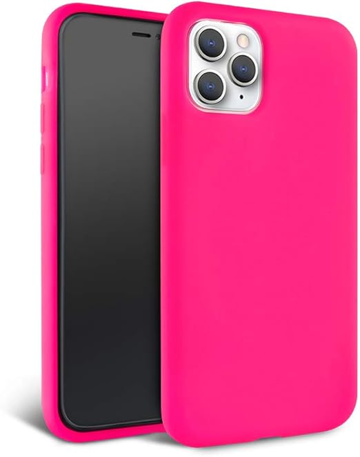 Amazon Com Neon Pink Case For Iphone 11 Pro Max Felony Case Flexible Protective Iphone 11 Pro Max Case Bright Neon Pink Iphone Case