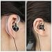 Headphones,In-Ear earbuds,with Mic Stereo & Volume Control Noise-isolating Earphones headsets for iPhone 6 6 Plus,iPod,iPad Air,Samsung S6 S5,HTC,LG G4 G3,Android Smartphones,MP3 Players (Black1)