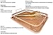 Ulitimate Copper Crisper Air Fry Chef Pan -Stainless Steel Multi-Use Ceramic Coated Tray & Non-Stick Oil Free Basket W/Premium Tongs - For Fries, Chicken, Vegetables, Onion Rings & More