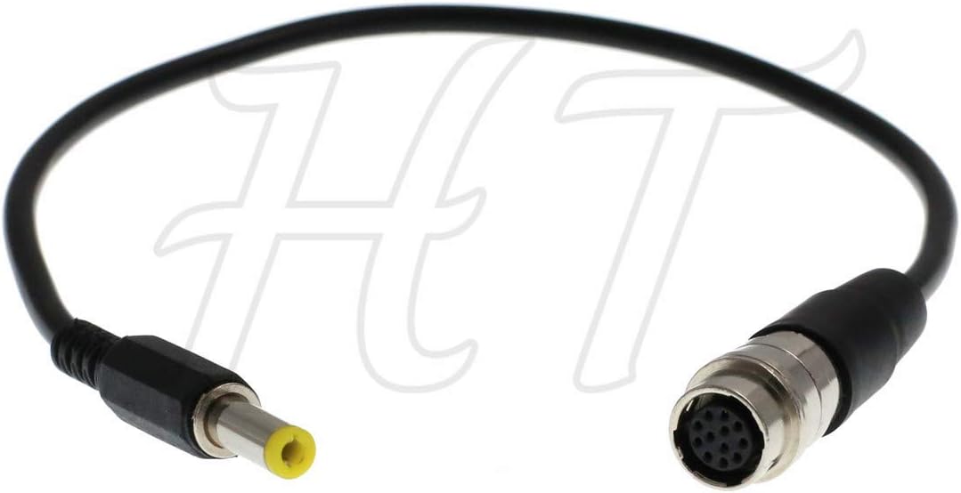 B4 ENG Lens Servo Power Cable DC Barrel 2.1 * 5.5 to Hirose 12 Pin for Fujinon Nikon Angenieux Schneider Lens Servo 30cm