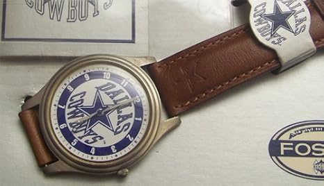dallas cowboys fossil watch men's