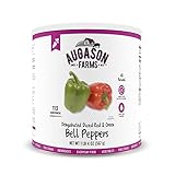 Augason Farms Dehydrated Diced Red & Green Bell Peppers No. 10 Can