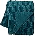 Chanasya Premium Embossed Faux Fur Throw Blanket - Super Soft, Lightweight Minky Blanket - 50