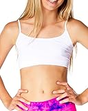 Malibu Sugar Girls (7-14) Solid Bandeau Bra Cami