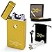 ETERNITY Lighters Flameless Electronic Rechargeable Windproof Premium Survival or Candle Lighter with Dual Arc, USB Cord, Brush, and Bag in Gift Box