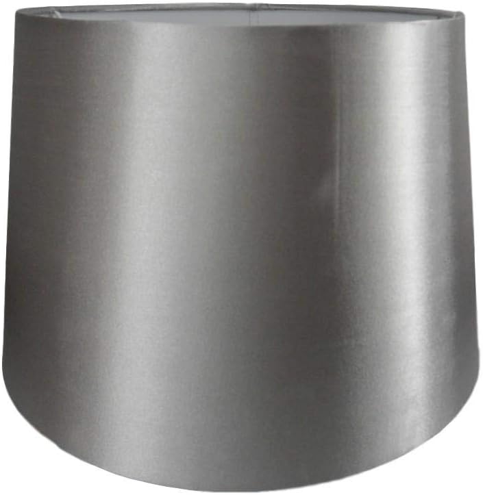 30cm (12") Silver silk Empire Lampshade