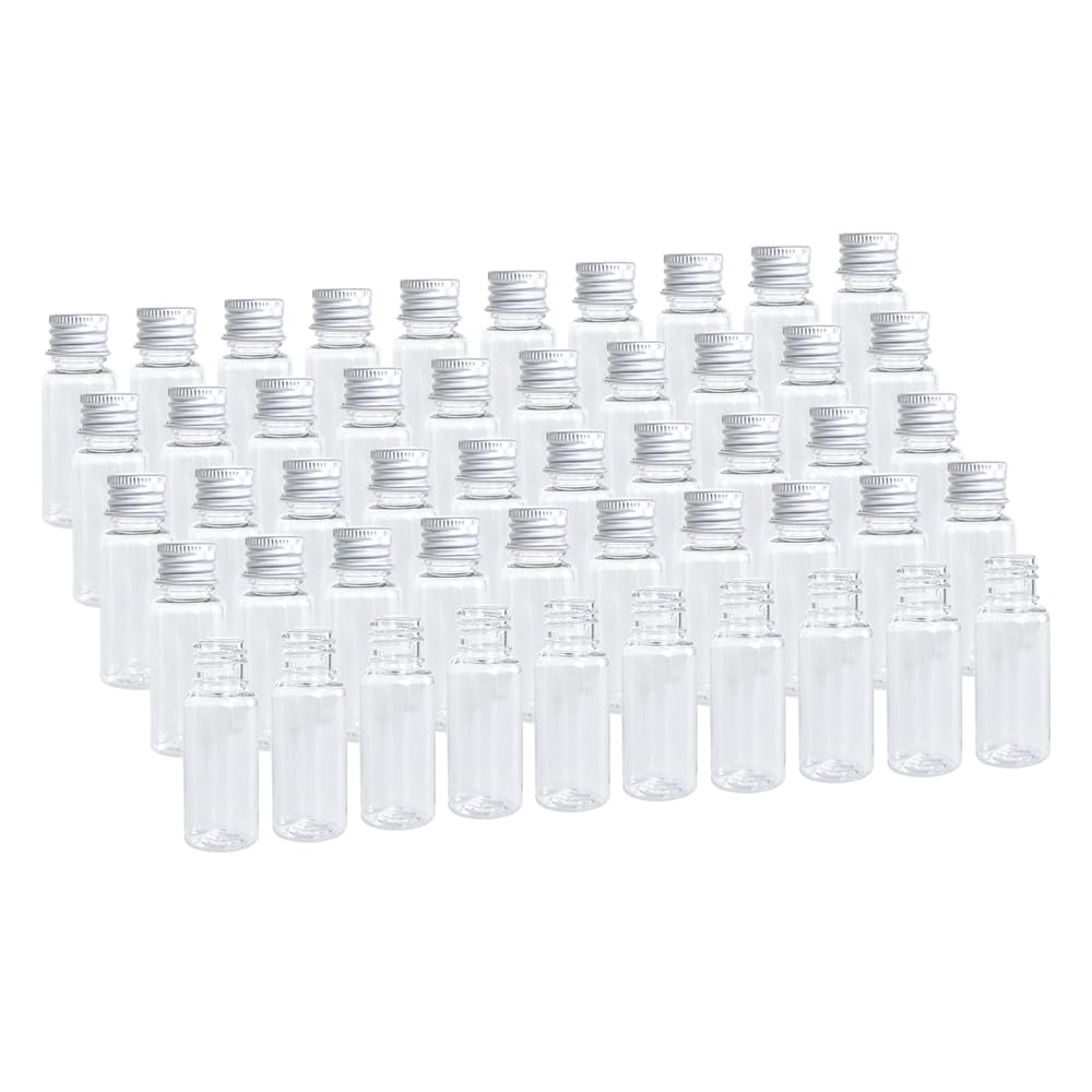 Plastic Bottle with Aluminum Screw Cap 20ml Plug