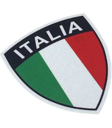 Auto Sticker Italië Vlag Decal Aluminium Italië Embleem Badge Creatieve Auto Styling Sticker