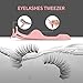 Magnetic Eyeliner and Lashes - 2 Pairs Reusable Magnetic Eyelashes & Magnetic Eyeliner with Tweezers Kit, Magnetic Lashes No Glue Needed