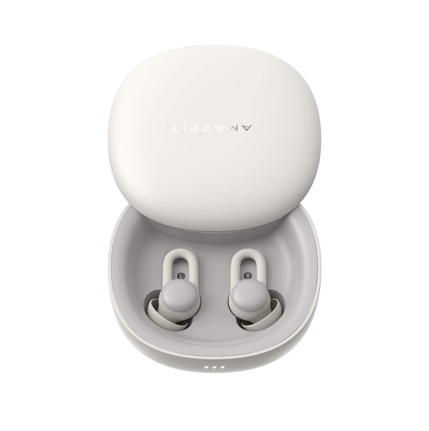Photo 1 of Amazfit Zenbuds Smart Sleep Earbuds, Noise Blocking, in-Ear Alarm, Soothing Sounds, Light and Comfortable, in-Ear Alarm Detection, Cloud White