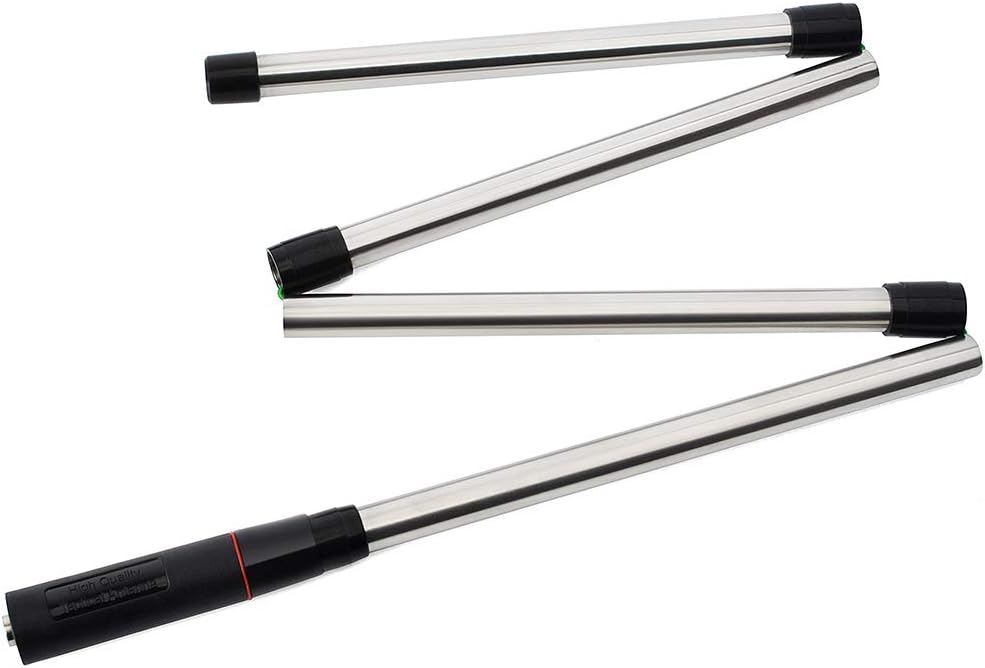 HYS RHD1280 SMA Male Dual Band Tactical Antenna 78cm(30inch) Piecewise Collapsible Aerial for Two Way Radio VX-6R VX-7R VX-8d,VX-2R UV-3R PX-2R TH-UV3R ZT-2R