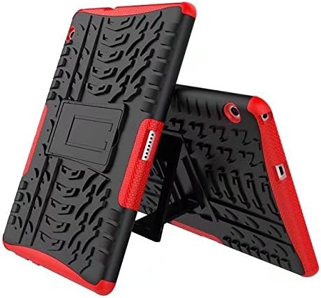 Huawei MediaPad T3 10 9.6 Inch Case HAOSHI [Shockproof] Armor Hybrid Defender Rugged Protective Case Cover for Huawei MediaPad T3 10 9.6 inch Case Red