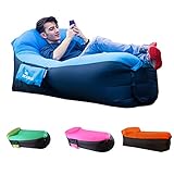 MAMBLE Inflatable Lounger Sofa Portable Sofa Bed Air Sofa for Travelling, Camping, Beach, Park