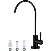 Bifordo Drinking Water Faucet Matte Black,Lead-Free Water Filter Faucet,Easy to Install Reverse Osmosis Faucet for Kitchen Bar Sink