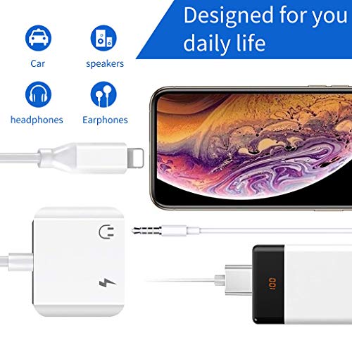 image for Ambrrhty Headphone Jack Adapter for iPhone X 3.5mm Headphone Jack Adap