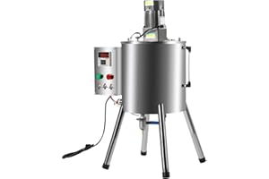 SBPKMARSCT Heating Mixing Filling Machine, 120W 110V tirring Tank Lipstick Liquid Paste Filler Lipstick Candle Heat Filler Stainless Steel for Dissolving Shoe Polish, Ointment, Petroleum Jelly (30L)