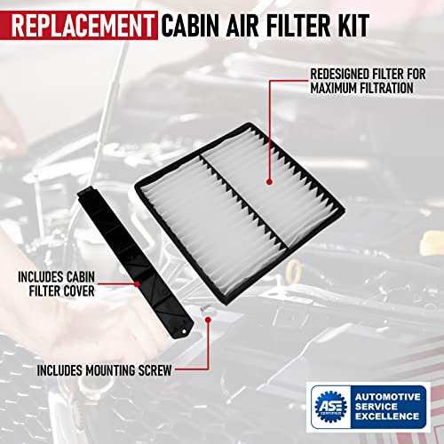 Cabin Air Filter Retrofit Kit Compatible with Chevy, Cadillac and GMC