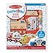 Melissa & Doug Created by Me! Rescue Vehicles Wooden Craft Kit - Decorate-Your-Own Police Car, Fire Truck, Helicopter