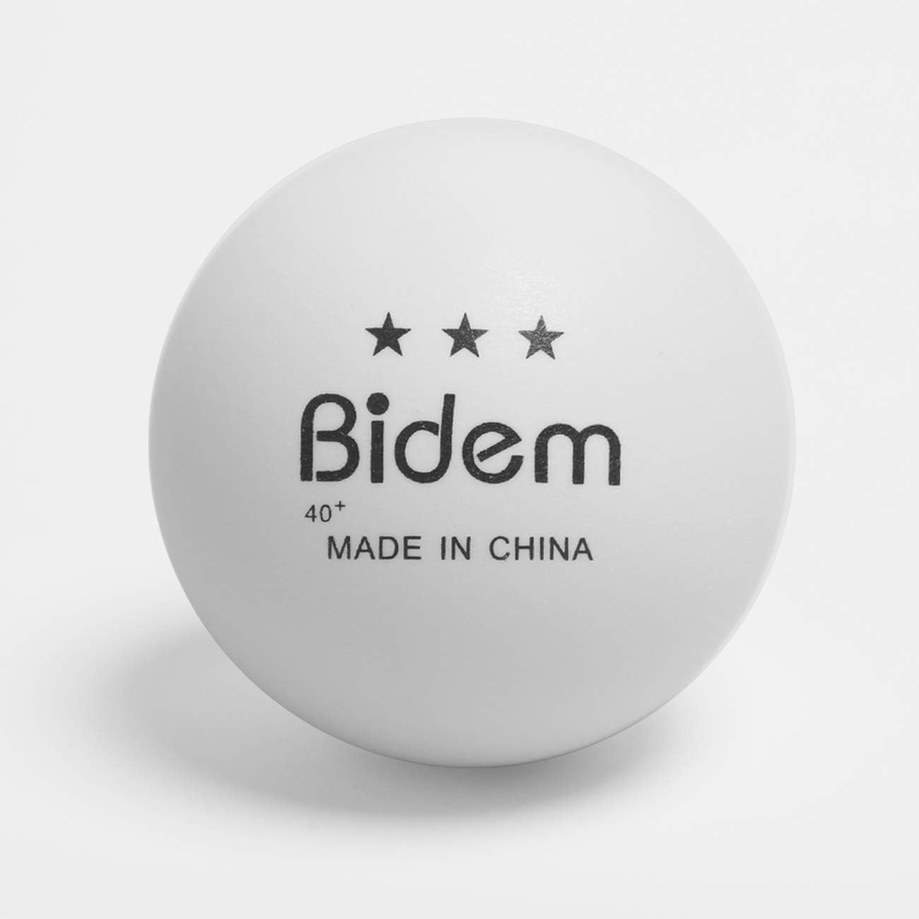 Bidem Ping Pong Balls, Advanced 3-Star Table Tennis Balls, Bulk Ping Pong Balls for Competition and Training, Pack of 60 (White) : Sports & Outdoors