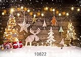 WOLADA 7x5ft Christmas Backdrops for Photography Wood Christmas Backdrop Vinyl Christmas Photo Backdrop Kids Christmas Photography Backdrops Studio Props 10822