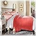 HYSEAS Coral Fleece King Size Plush Bed Blanket
