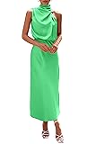 PRETTYGARDEN Women's 2025 Summer Satin Dress