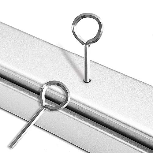 12 Pack 1/8"Standard Hex Dogging Key with Full Loop,Sonku Wrench Door Key for Push Bar Panic Exit Lock Devices,Solid Metal Keys Kit with 12 Pack Key Rings - Thumbnail 6
