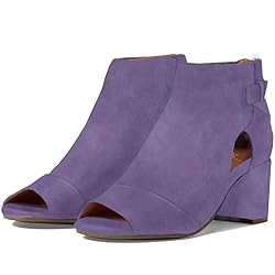 MOOMMO Women Open Toe Booties Sandals Heel Lilac