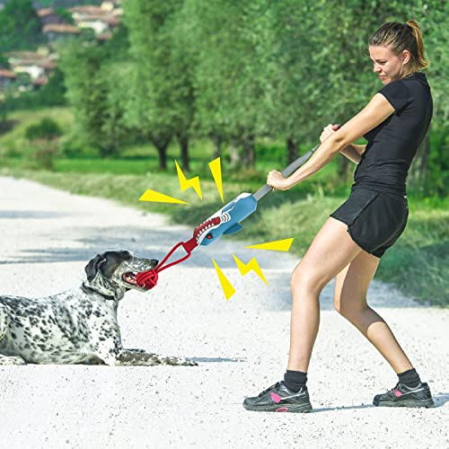 Canmilar Dog Rope Toys, Dog Tug Toy, Interactive Vocal Dog Toys, Pet to Outdoor Exercise & Training for Small Medium Large Dogs