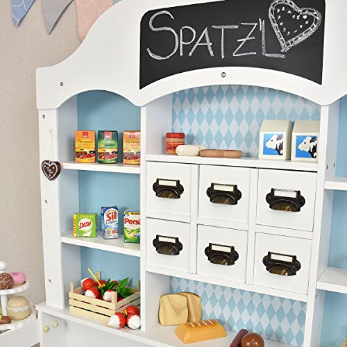 Roba-Baumann Kaufladen München aus Holz - Großer Kaufmannsladen für Kinder – Bild 5