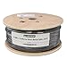 Lightkiwi 14/2 Low Voltage Landscape Lighting Wire - 250 Feet - Copper, Outdoor Direct Burial Wire - Under Ground Stranded Electrical Cable for Spotlight, Pathway Light and LED Lights - ETL Listed
