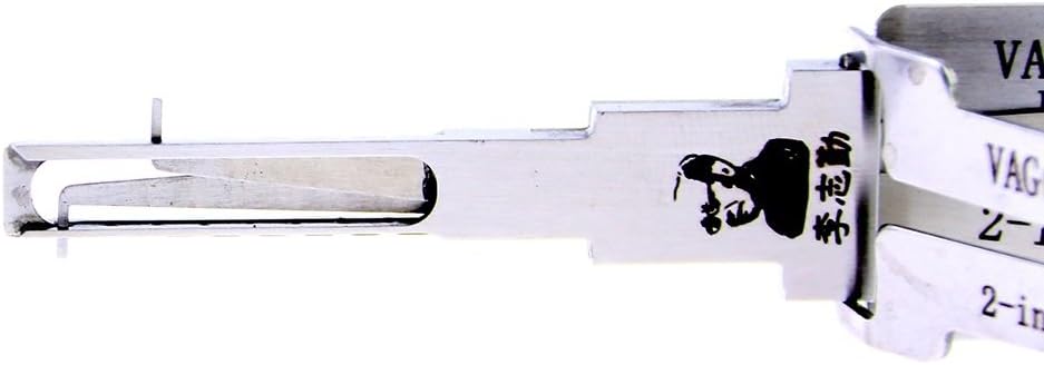 Loboo Idea Genuino Lishi VAC102 2-en-1 Decodificador Y Herramientas De Cerradura, Herramienta De Cerradura De Cerrajería De Reencendido
